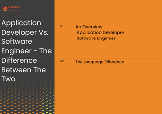 Application Developer Vs. Software Engineer - The Difference Between The Two
